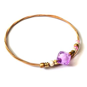 Armreif aus Gitarrensaite "purple haze"