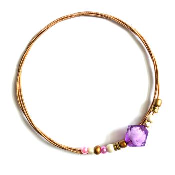Armreif aus Gitarrensaite "purple haze"